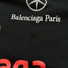 バレンシアガ BALENCIAGA トップリーグラウンド フーディ 767885 ブラック コットン メンズ パーカー