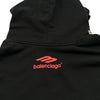 バレンシアガ BALENCIAGA トップリーグラウンド フーディ 767885 ブラック コットン メンズ パーカー