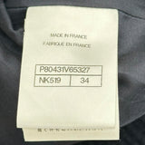 シャネル CHANEL ココマークハートポケットカシミヤ混ウールジャケット P80431 ネイビー ウール レディース その他アウター