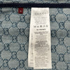 グッチ GUCCI GG総柄オープンカラー 半袖デニムシャツ 788680 ブルー デニム レディース 半袖シャツ