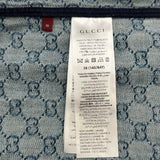 グッチ GUCCI GG総柄オープンカラー 半袖デニムシャツ 788680 ブルー デニム レディース 半袖シャツ