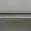 シャネル CHANEL マトラッセ ミニフラップバッグ AS3829 グレー ゴールド金具 キャビアスキン レディース ショルダーバッグ