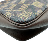 ルイ・ヴィトン LOUIS VUITTON トゥルース・メイクアップ N51982 ブラウン ダミエ/レザー レディース ハンドバッグ