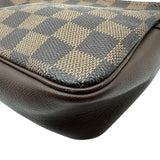 ルイ・ヴィトン LOUIS VUITTON トゥルース・メイクアップ N51982 ブラウン ダミエ/レザー レディース ハンドバッグ