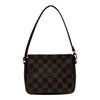 ルイ・ヴィトン LOUIS VUITTON トゥルース・メイクアップ N51982 ブラウン ダミエ/レザー レディース ハンドバッグ