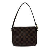 ルイ・ヴィトン LOUIS VUITTON トゥルース・メイクアップ N51982 ブラウン ダミエ/レザー レディース ハンドバッグ