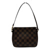 ルイ・ヴィトン LOUIS VUITTON トゥルース・メイクアップ N51982 ブラウン ダミエ/レザー レディース ハンドバッグ