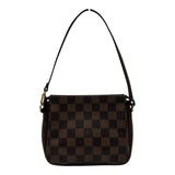 ルイ・ヴィトン LOUIS VUITTON トゥルース・メイクアップ N51982 ブラウン ダミエ/レザー レディース ハンドバッグ