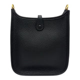 エルメス HERMES エヴリン TPM ショート K刻 ブラック ゴールド金具 トリヨン レディース ショルダーバッグ