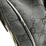 グッチ GUCCI GGキャンバス トートバッグ 166971 ブラック GGキャンバス/レザー レディース トートバッグ