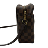 ルイ・ヴィトン LOUIS VUITTON トロカデロGM N48082 ブラウン ダミエ/レザー メンズ ショルダーバッグ