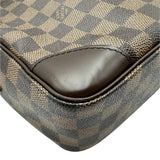ルイ・ヴィトン LOUIS VUITTON トロカデロGM N48082 ブラウン ダミエ/レザー メンズ ショルダーバッグ