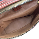 セリーヌ CELINE マカダム バニティバッグ ブラウン PVC/レザー レディース ショルダーバッグ