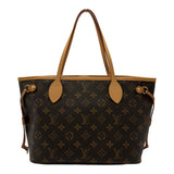 ルイ・ヴィトン LOUIS VUITTON ネヴァーフルPM M41245 ブラウン モノグラム/レザー レディース トートバッグ