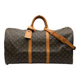 ルイ・ヴィトン LOUIS VUITTON キーポル・バンドリエール60 M41412 ブラウン モノグラム/レザー メンズ ボストンバッグ