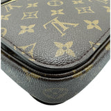 ルイ・ヴィトン LOUIS VUITTON ポシェット・メティスMM M40780 ブラウン モノグラム/レザー レディース ショルダーバッグ