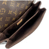 ルイ・ヴィトン LOUIS VUITTON ポシェット・メティスMM M40780 ブラウン モノグラム/レザー レディース ショルダーバッグ