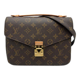 ルイ・ヴィトン LOUIS VUITTON ポシェット・メティスMM M40780 ブラウン モノグラム/レザー レディース ショルダーバッグ