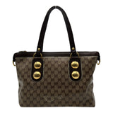グッチ GUCCI クレスト 207285 ブラウン クリスタルGG レディース トートバッグ
