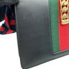 グッチ GUCCI シェリーライン シルヴィスモール 421882 ブラック ゴールド金具 レザー レディース ショルダーバッグ