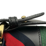 グッチ GUCCI シェリーライン シルヴィスモール 421882 ブラック ゴールド金具 レザー レディース ショルダーバッグ
