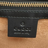 グッチ GUCCI シェリーライン シルヴィスモール 421882 ブラック ゴールド金具 レザー レディース ショルダーバッグ