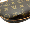 ルイ・ヴィトン LOUIS VUITTON ポシェット・クロワッサン M51510 ブラウン モノグラム/レザー レディース ショルダーバッグ