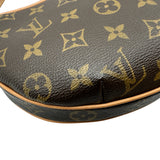 ルイ・ヴィトン LOUIS VUITTON ポシェット・クロワッサン M51510 ブラウン モノグラム/レザー レディース ショルダーバッグ