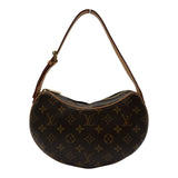ルイ・ヴィトン LOUIS VUITTON ポシェット・クロワッサン M51510 ブラウン モノグラム/レザー レディース ショルダーバッグ