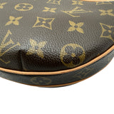 ルイ・ヴィトン LOUIS VUITTON ポシェット・クロワッサン M51510 ブラウン モノグラム/レザー レディース ショルダーバッグ