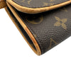 ルイ・ヴィトン LOUIS VUITTON ポシェット・ツインPM M51854 ブラウン モノグラム/レザー レディース ショルダーバッグ
