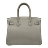 エルメス HERMES バーキン30 W刻 クレ ゴールド金具 トゴ レディース ハンドバッグ