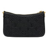 ルイ・ヴィトン LOUIS VUITTON イージーポーチ M80349 ブラック モノグラムアンプラントレザー レディース ショルダーバッグ