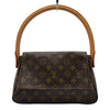 ルイ・ヴィトン LOUIS VUITTON ミニ・ルーピング M51147 ブラウン モノグラム/レザー レディース ショルダーバッグ