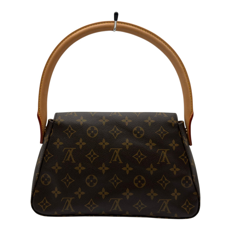 ルイ・ヴィトン モノグラム ミニルーピング ショルダーバッグ M51147 ルイ・ヴィトン LOUIS VUITTON ミニ・ルーピング M51147 ブラウン