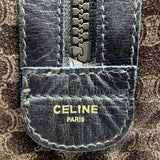 セリーヌ CELINE ミニマカダム スモールボストンバッグ ブラウン スエード レディース ボストンバッグ