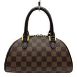 ルイ・ヴィトン LOUIS VUITTON リベラ・ミニ N41436 ブラウン ダミエ/レザー レディース ハンドバッグ