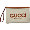グッチ GUCCI ロゴクラッチバッグ 777165 ベージュ キャンバス ユニセックス セカンドバッグ