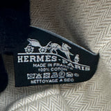 エルメス HERMES ブリッド・ア・ブラック GM ベージュ シルバー金具 トワル レディース ハンドバッグ