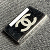 シャネル CHANEL ドーヴィル ボーリングバッグ A92749 ネイビー/ブラック シルバー金具 キャンバス/レザー レディース ショルダーバッグ