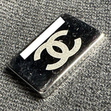 シャネル CHANEL ドーヴィル ボーリングバッグ A92749 ネイビー/ブラック シルバー金具 キャンバス/レザー レディース ショルダーバッグ