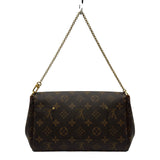 ルイ・ヴィトン LOUIS VUITTON フェイボリットMM M40718 ブラウン モノグラム/レザー レディース ショルダーバッグ