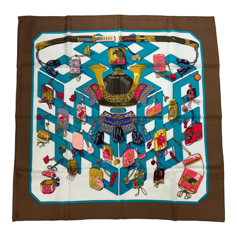 エルメス HERMES カレ90 REVERIES JAPONAISES マルチカラー シルク