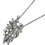 ミキモト MIKIMOTO ダイヤネックレス ホワイトゴールド K18/K14 ダイヤモンド ジュエリー