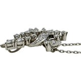 ミキモト MIKIMOTO ダイヤネックレス ホワイトゴールド K18/K14 ダイヤモンド ジュエリー
