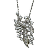ミキモト MIKIMOTO ダイヤネックレス ホワイトゴールド K18/K14 ダイヤモンド ジュエリー