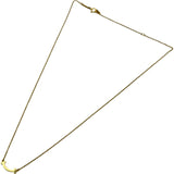 ティファニー TIFFANY＆CO Tスマイルネックレスミニ ゴールド Au750 ジュエリー