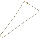 ティファニー TIFFANY＆CO Tスマイルネックレス ミニ ピンクゴールド Au750 ジュエリー