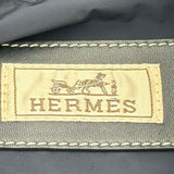 エルメス HERMES レザー切替ナイロンジャケット ネイビー ナイロン メンズ ナイロンジャケット
