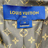 ルイ・ヴィトン LOUIS VUITTON ビジューボタン レザー ロングコート FMLC97 ブラック レザー レディース その他アウター